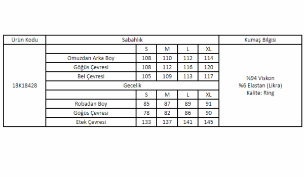 Dantelli Hamile Lohusa Sabahlık Takımı - Görsel 8