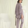 Dantelli Hamile Lohusa 3'lü Pijama Takımı - Görsel 4