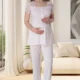 Dantelli Hamile Lohusa Pijama Takımı